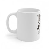 White ceramic Gorilla design coffee mug (330ml)